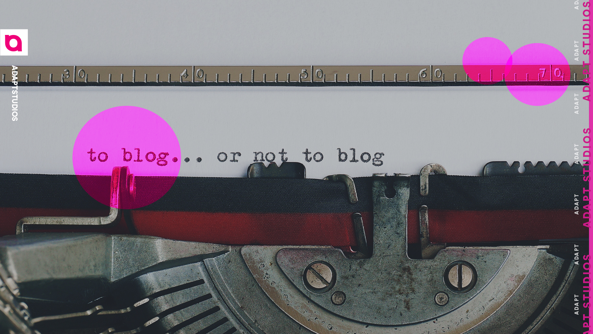 How to create a blog with a typewriter