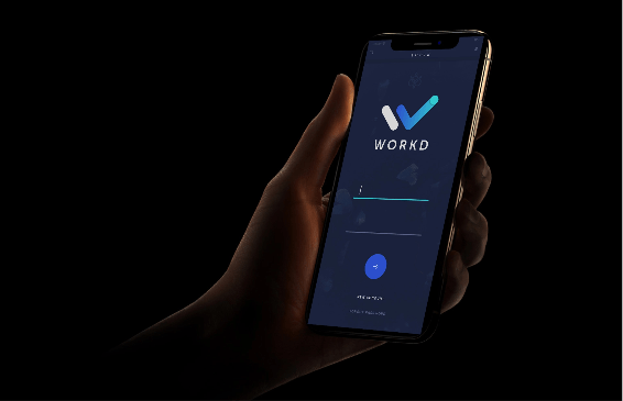 Workd mobile app on a mobile device